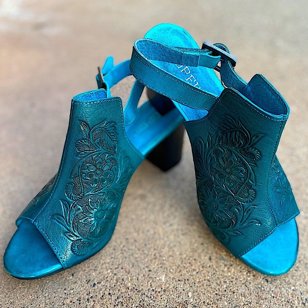 Roper Wear Of The West | Turquoise Mules - Picture 1 of 12